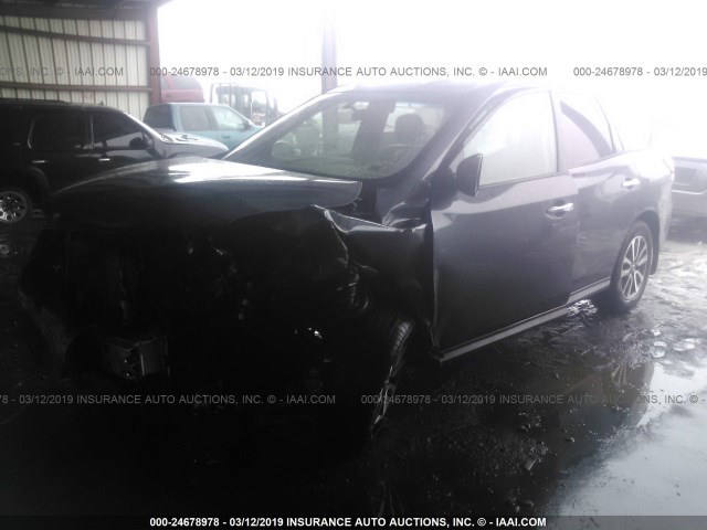 5N1AR2MM9DC612779 - 2013 NISSAN PATHFINDER S/SV/SL/PLATINUM GRAY photo 2