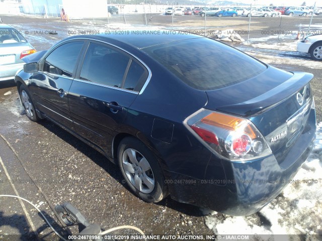 1N4AL21E97N432607 - 2007 NISSAN ALTIMA 2.5/2.5S Dark Blue photo 3