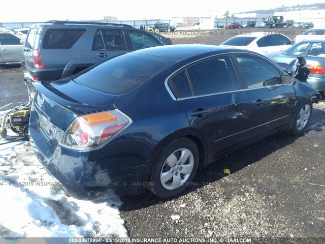 1N4AL21E97N432607 - 2007 NISSAN ALTIMA 2.5/2.5S Dark Blue photo 4