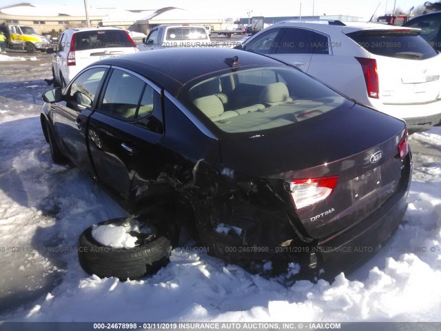 5XXGM4A79EG327783 - 2014 KIA OPTIMA LX 紫色 照片 3