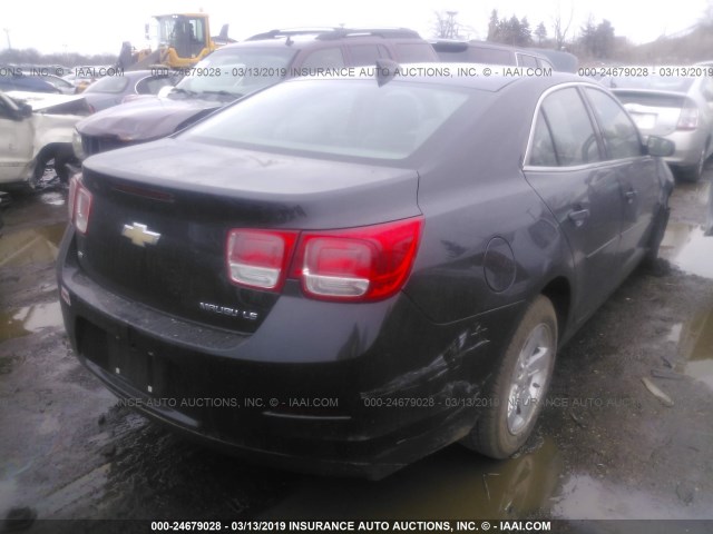 1G11B5SL4FF179029 - 2015 CHEVROLET MALIBU LS BLACK photo 4