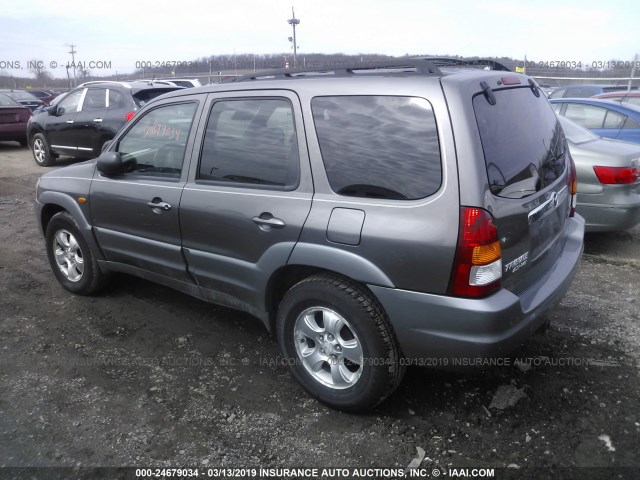 4F2YU08172KM44925 - 2002 MAZDA TRIBUTE LX/ES GRAY photo 3