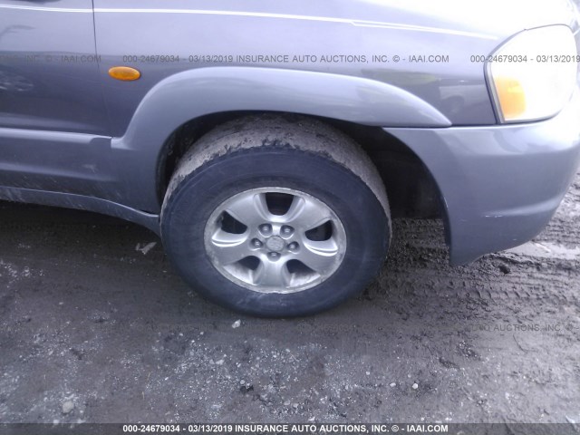 4F2YU08172KM44925 - 2002 MAZDA TRIBUTE LX/ES GRAY photo 6