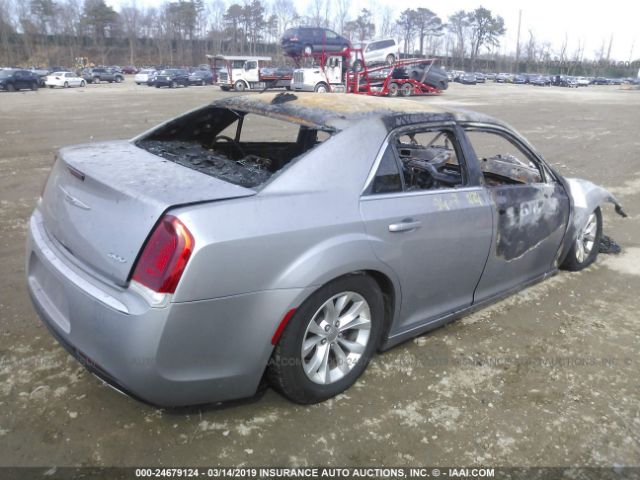 2C3CCAAG5FH749407 - 2015 CHRYSLER 300 LIMITED Gray photo 4