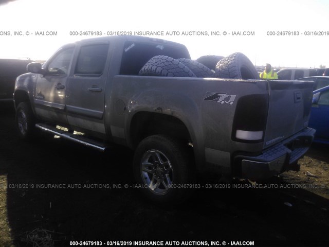 3GTEK23369G152634 - 2009 GMC SIERRA K1500 SLE GRAY photo 3