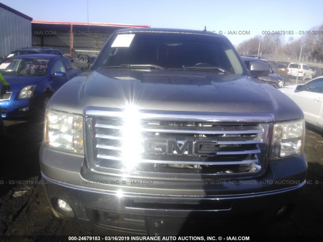 3GTEK23369G152634 - 2009 GMC SIERRA K1500 SLE GRAY photo 6