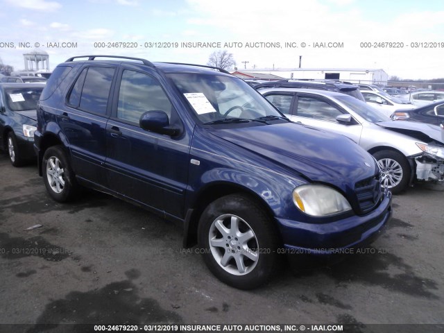 4JGAB72E6XA075382 - 1999 MERCEDES-BENZ ML 430 BLUE photo 1