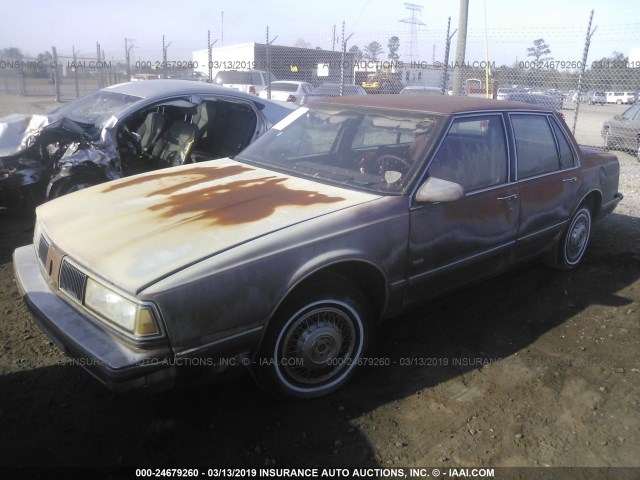 1G3HN54C2KW364989 - 1989 OLDSMOBILE DELTA 88 ROYALE BURGUNDY photo 2