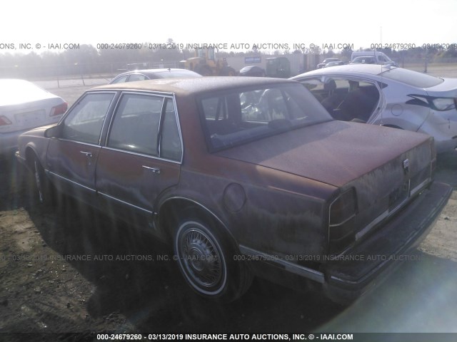 1G3HN54C2KW364989 - 1989 OLDSMOBILE DELTA 88 ROYALE BURGUNDY photo 3