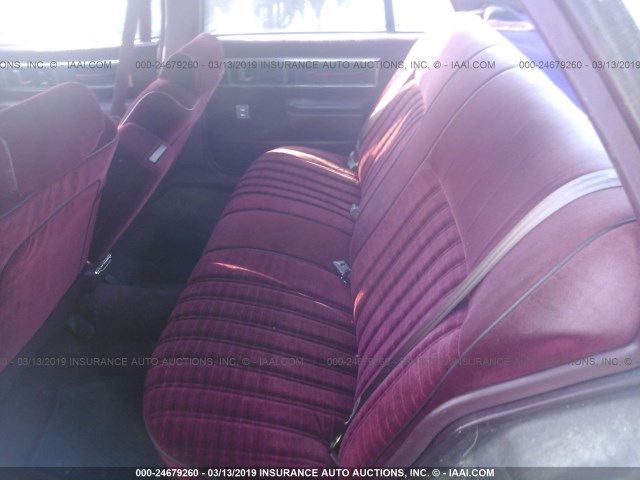 1G3HN54C2KW364989 - 1989 OLDSMOBILE DELTA 88 ROYALE BURGUNDY photo 8