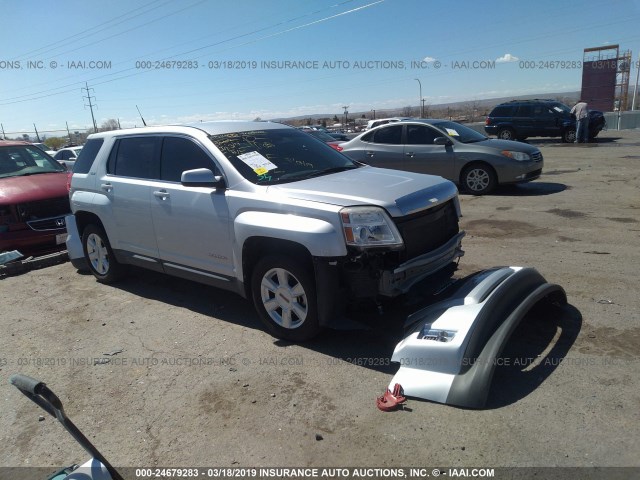 2GKALMEK0C6212846 - 2012 GMC TERRAIN SLE SILVER photo 1