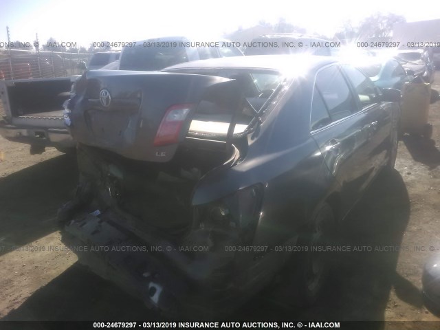 4T4BE46K68R021614 - 2008 TOYOTA CAMRY CE/LE/XLE/SE GRAY photo 4