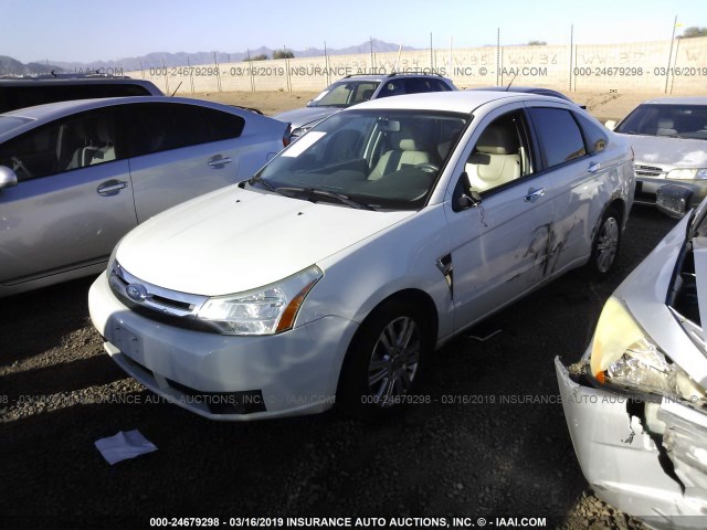 1FAHP37N99W196991 - 2009 FORD FOCUS SEL WHITE photo 2