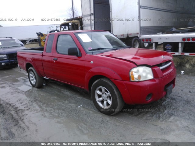 1N6DD26T23C430728 - 2003 NISSAN FRONTIER KING CAB XE RED photo 1