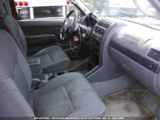 1N6DD26T23C430728 - 2003 NISSAN FRONTIER KING CAB XE RED photo 5