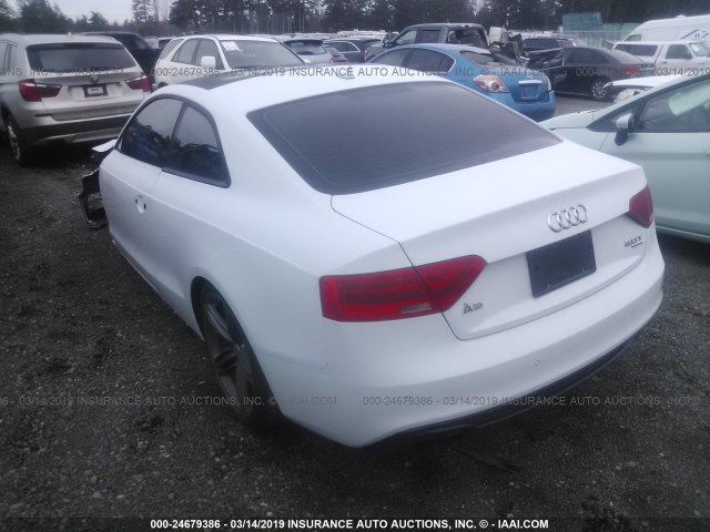 WAUSFAFRXEA061969 - 2014 AUDI A5 PREMIUM PLUS WHITE photo 3