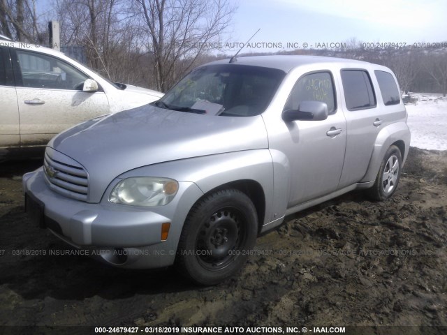 3GNDA23D57S517829 - 2007 CHEVROLET HHR LT SILVER photo 2