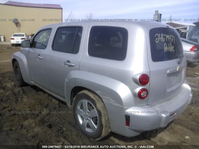 3GNDA23D57S517829 - 2007 CHEVROLET HHR LT SILVER photo 3