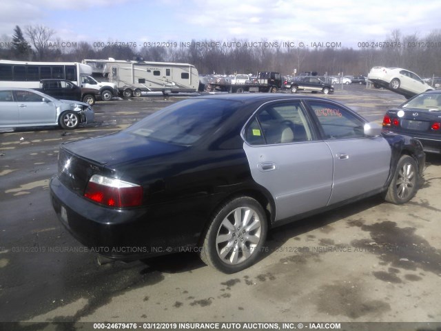 19UUA56623A066248 - 2003 ACURA 3.2TL BLACK photo 4