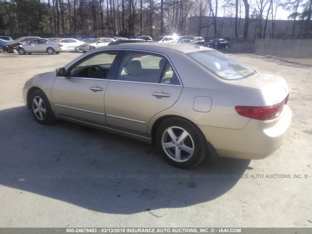 1HGCM56825A173470 - 2005 HONDA ACCORD GOLD photo 3