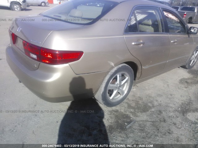 1HGCM56825A173470 - 2005 HONDA ACCORD GOLD photo 6