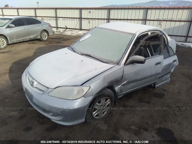 2HGES16305H617054 - 2005 HONDA CIVIC DX VP Gümüş foto 2