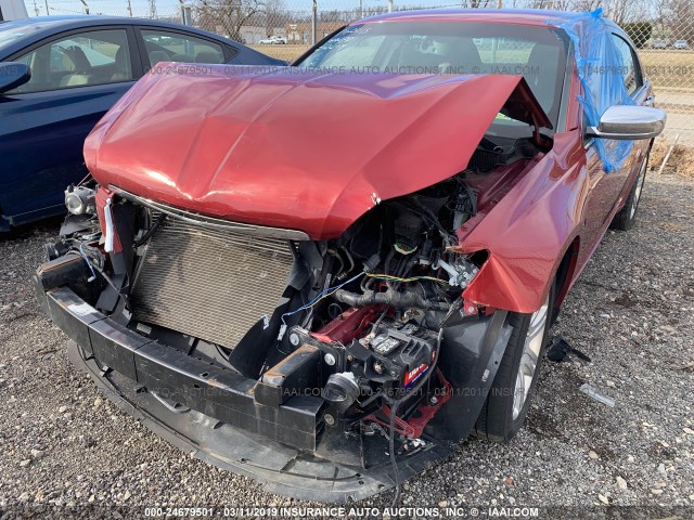 1C3CCBCB7CN211379 - 2012 CHRYSLER 200 LIMITED MAROON photo 6