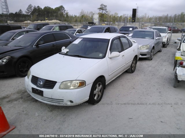 3N1AB51A54L739928 - 2004 NISSAN SENTRA 2.5S WHITE photo 2