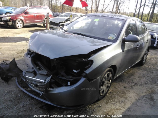 KMHDU46D89U801624 - 2009 HYUNDAI ELANTRA GLS/SE GRAY photo 2