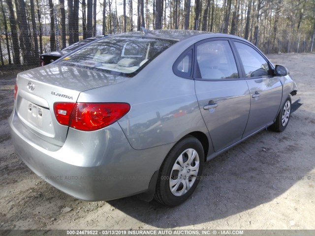 KMHDU46D89U801624 - 2009 HYUNDAI ELANTRA GLS/SE GRAY photo 4