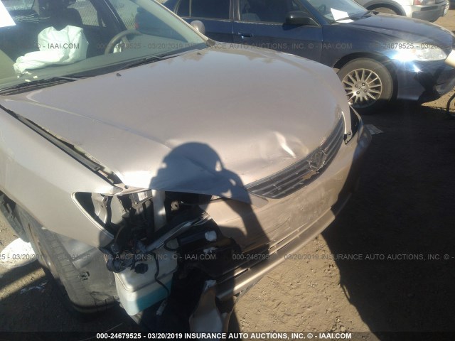 4T1BE32K85U016534 - 2005 TOYOTA CAMRY LE/XLE/SE GOLD photo 6