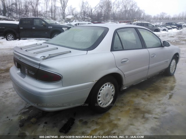 2G4WY55J721218330 - 2002 BUICK CENTURY LIMITED SILVER photo 4