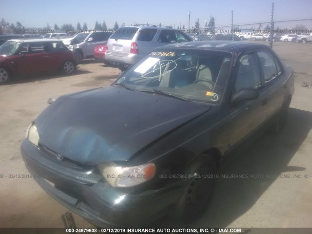1NXBR12E2XZ241702 - 1999 TOYOTA COROLLA VE/CE/LE 绿色 照片 2
