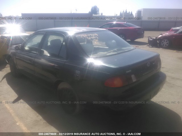 1NXBR12E2XZ241702 - 1999 TOYOTA COROLLA VE/CE/LE 绿色 照片 3