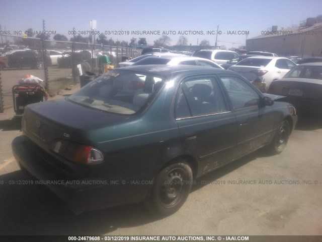 1NXBR12E2XZ241702 - 1999 TOYOTA COROLLA VE/CE/LE 绿色 照片 4