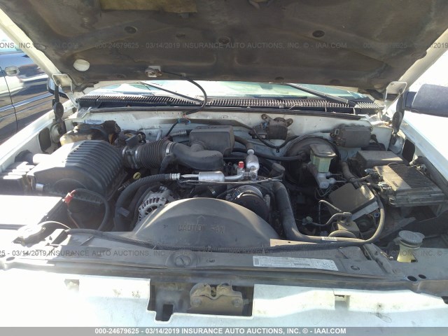 1GKEC13R2XJ789029 - 1999 GMC YUKON WHITE photo 10