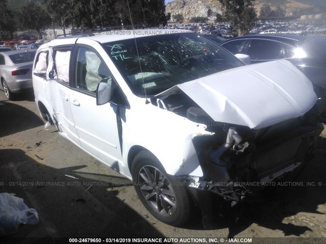 2C4RDGCG8HR731774 - 2017 DODGE GRAND CARAVAN SXT WHITE photo 1