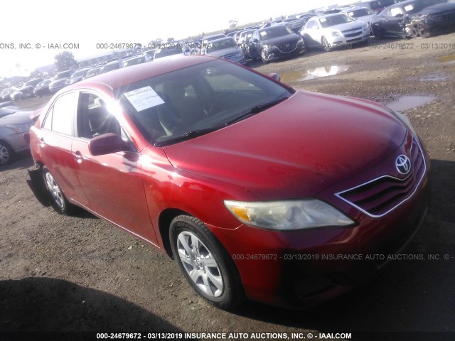 4T4BF3EK1BR154314 - 2011 TOYOTA CAMRY SE/LE/XLE 红色 照片 1