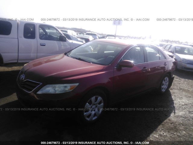 4T4BF3EK1BR154314 - 2011 TOYOTA CAMRY SE/LE/XLE 红色 照片 2