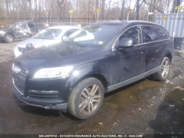 WA1AV74L77D101696 - 2007 AUDI Q7 4.2 QUATTRO BLACK photo 2