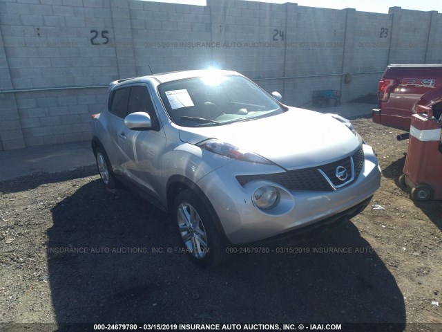 JN8AF5MV5DT216005 - 2013 NISSAN JUKE S/SV/SL SILVER photo 1