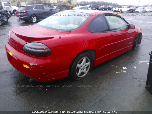 1G2WP1219VF233580 - 1997 PONTIAC GRAND PRIX GTP RED photo 4