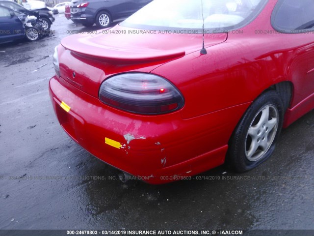 1G2WP1219VF233580 - 1997 PONTIAC GRAND PRIX GTP RED photo 6