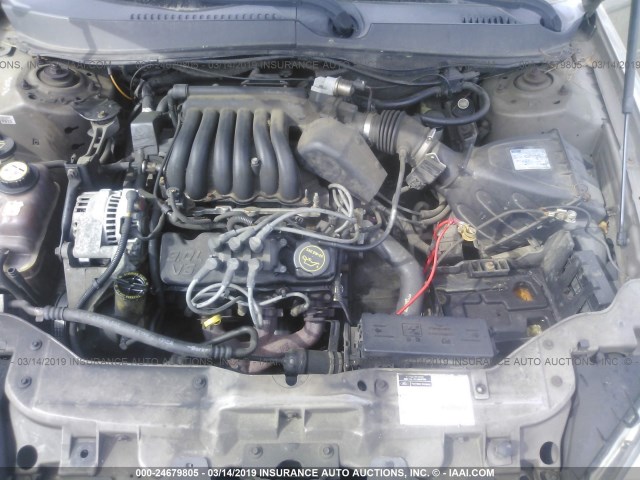 1FAFP55282A252773 - 2002 FORD TAURUS SES GRAY photo 10