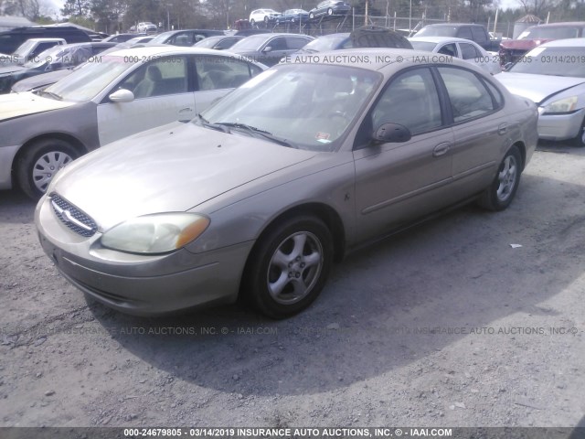 1FAFP55282A252773 - 2002 FORD TAURUS SES GRAY photo 2