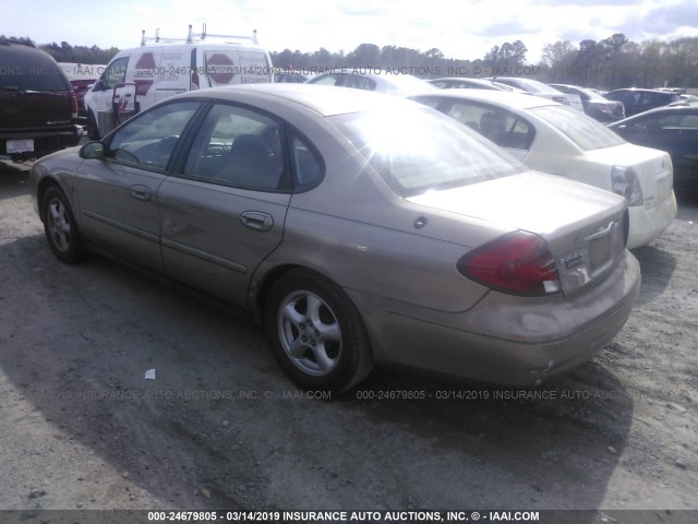 1FAFP55282A252773 - 2002 FORD TAURUS SES GRAY photo 3