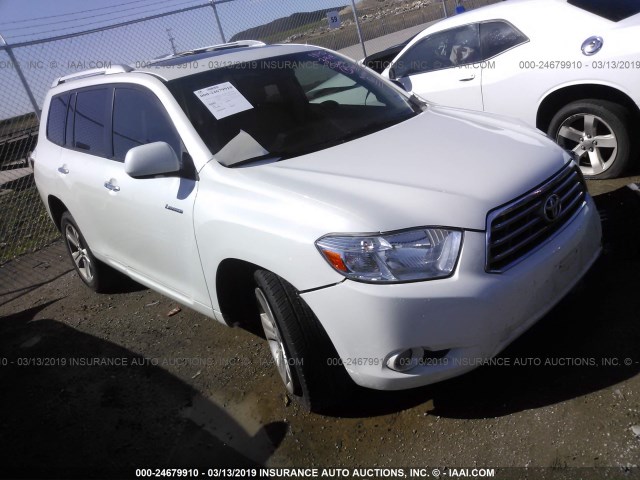 JTEYK3EH5A2104689 - 2010 TOYOTA HIGHLANDER LIMITED WHITE photo 1