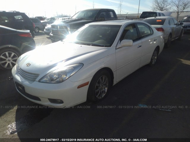 JTHBF30G120045438 - 2002 LEXUS ES 300 WHITE photo 2