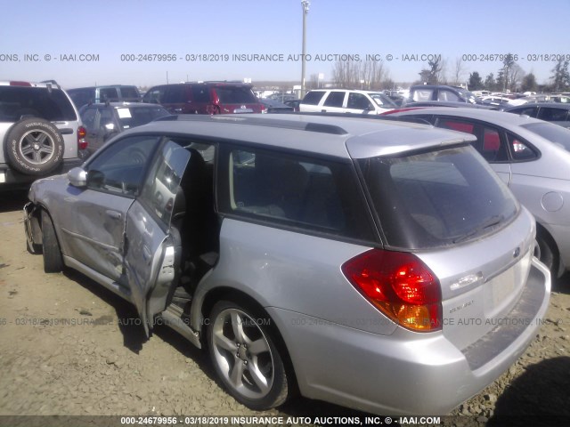 4S3BP676764300427 - 2006 SUBARU LEGACY GT LIMITED SILVER photo 3