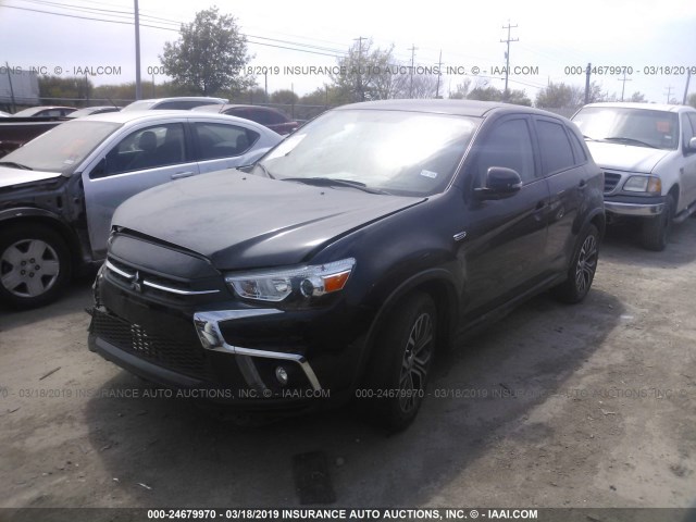 JA4AP3AW0JZ027159 - 2018 MITSUBISHI OUTLANDER SPORT ES/SE BLACK photo 2